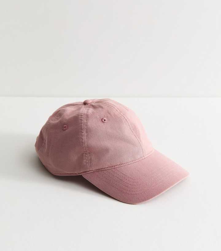 Light Pink Topstitched Cap