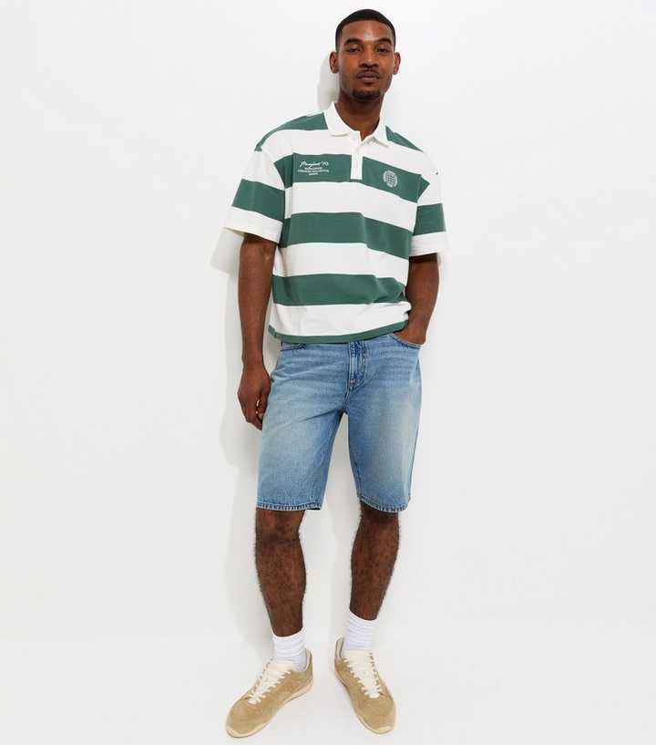Only & Sons Green Short Sleeve Rugby Polo Top