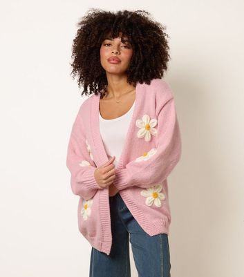 bibiy daisy flower cardigan ❤︎ Flocking Daisy Open Knit Cardigan