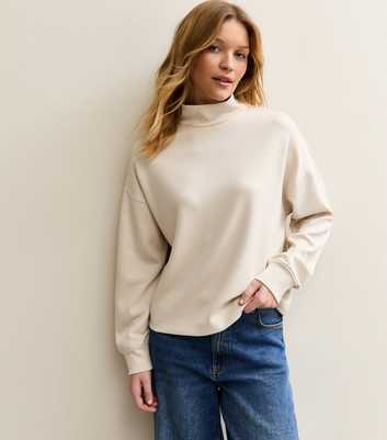 Premium Stone Funnel Neck Sweatshirt