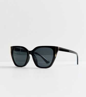 Black Oversized Cateye Sunglasses