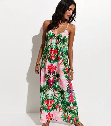 navy blue maxi dress beach Women's Dress - Flowy Blue & White Dress main image 0