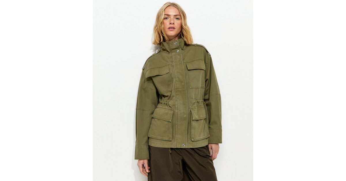 Khaki 4 Pocket Shacket