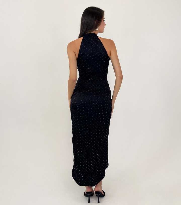 pink halter neck dresses VENUS Halter Tie Dress | Hot Pink main image 0