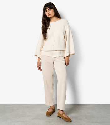 Apricot Stone Oversized Cape Jumper