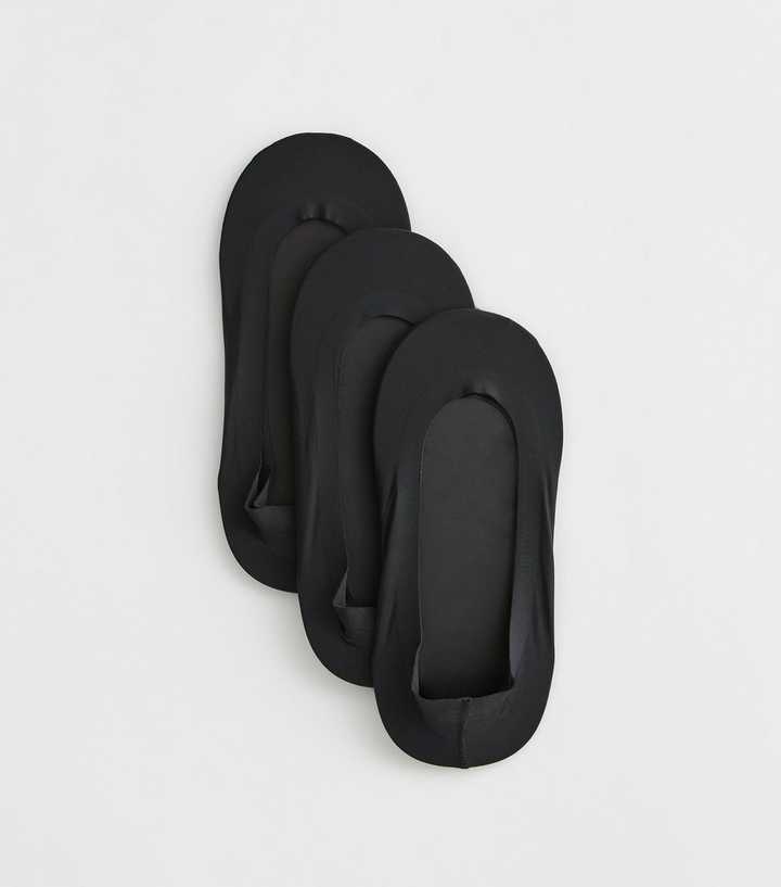 Pack of 3 Black No Show Socks