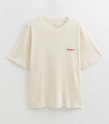 Jack & Jones Cream Fruit Print T-Shirt
