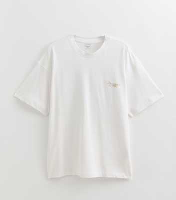 Jack & Jones White Cotton Monaco Drive Print T-Shirt