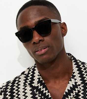 Black Square Frame Sunglasses