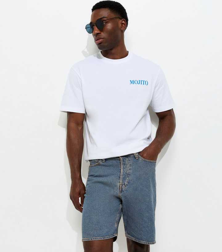 Jack & Jones Blue Regular Denim Shorts