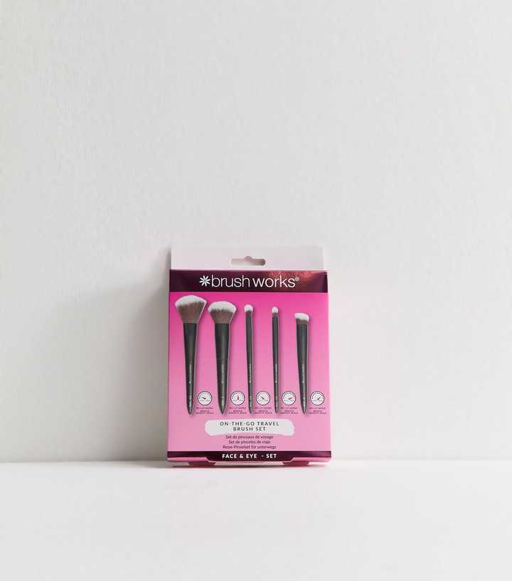 Brushworks Pack of 5 Travel Makeup Brushes