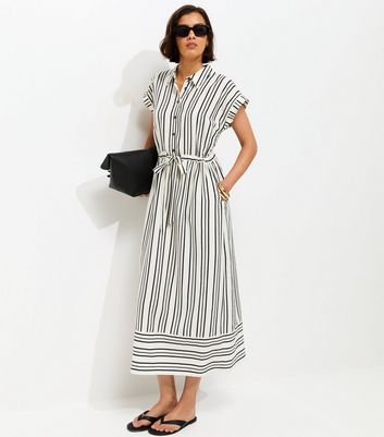new look striped shirt dress Tuckernuck Blue Stripe Seersucker Rohan Shirt Dress Blue Stripe / XXS