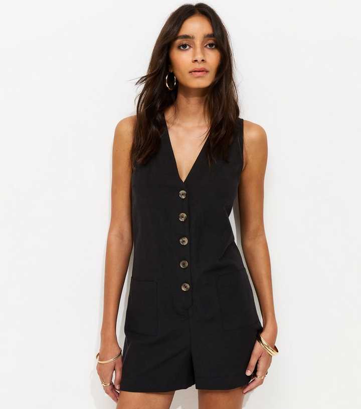 black playsuit dress Shoreline Playsuit 5