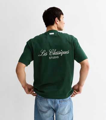 Only & Sons Dark Green Les Classiques Print T-Shirt