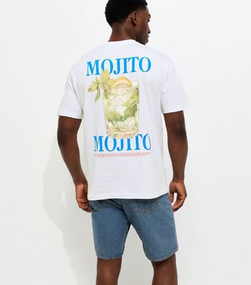 Panareha T-Shirt da Uomo con Scollo a V e Taschino Mojito Rosso (M