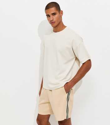 Only & Sons Cream Track Sweatshirt Shorts