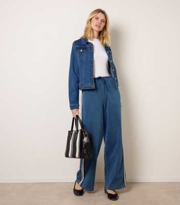Blue Vanilla Blue Side Stripe Trousers