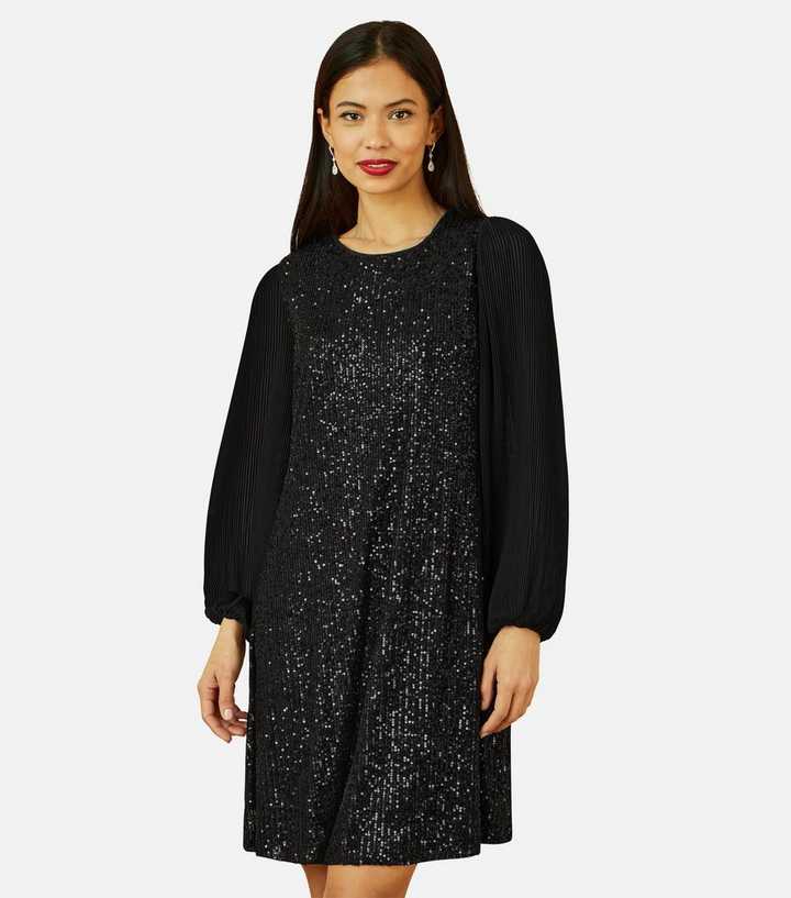 Sequin New Look Black Tunic Dress Yumi Black Sequin Tunic Mini Dress Sequin New Look Black Tunic Dress Yumi Black Sequin Tunic Mini Dress