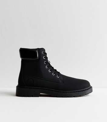 Jack & Jones Black Faux Leather Chelsea Boot