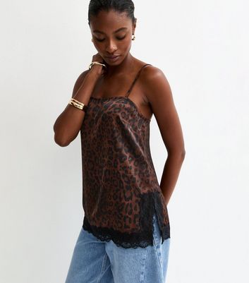 Lace Trim Camis | New Look