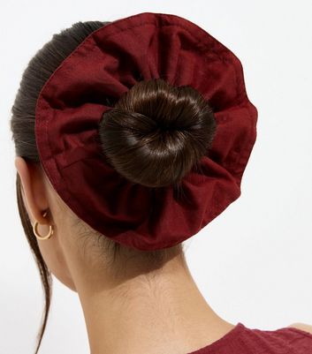 Burgundy Oversized Scrunchie