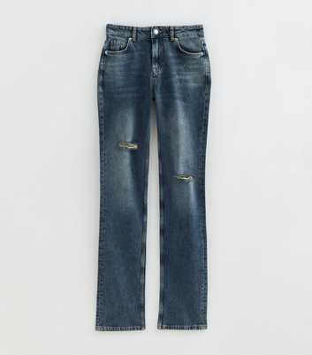 Tall Vintage Tint Blue Ruby Ripped Straight Jeans