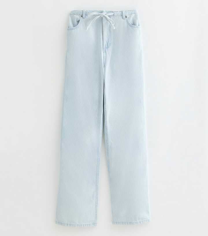 Tall Light Blue Stripe Denim