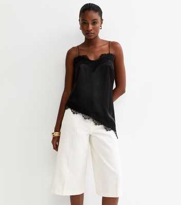 White Denim Culottes