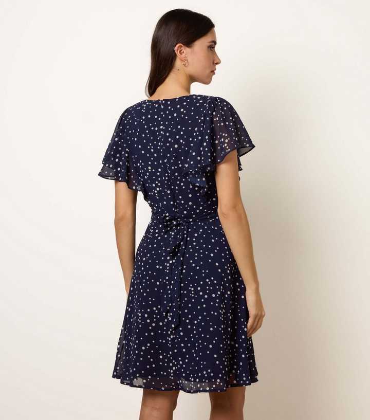 princess polly baby blue dress Buy Monsoon Blue Sicily Polka Dot Fit & Flare Midi Dress from Next Canada main image 0