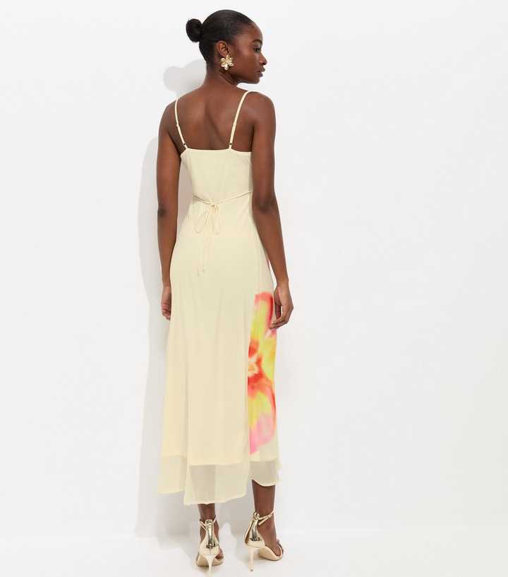 sachin and babi light blue dress Chiffon Cowl Neck Mini Dress in Light Sea Foam main image 0