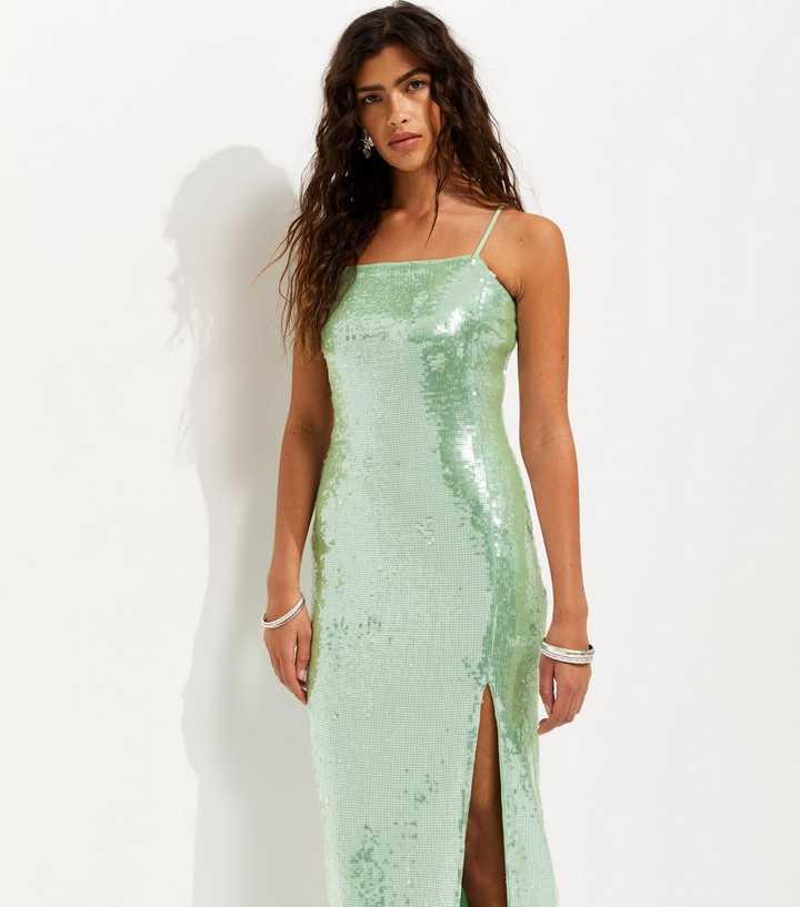 green jennifer lopez dress Abby Paris 94145 size 6 Hunter Green short homecoming dress spaghetti main image 1