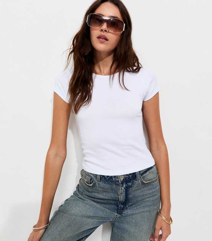 White Cotton Rich Baby Tee