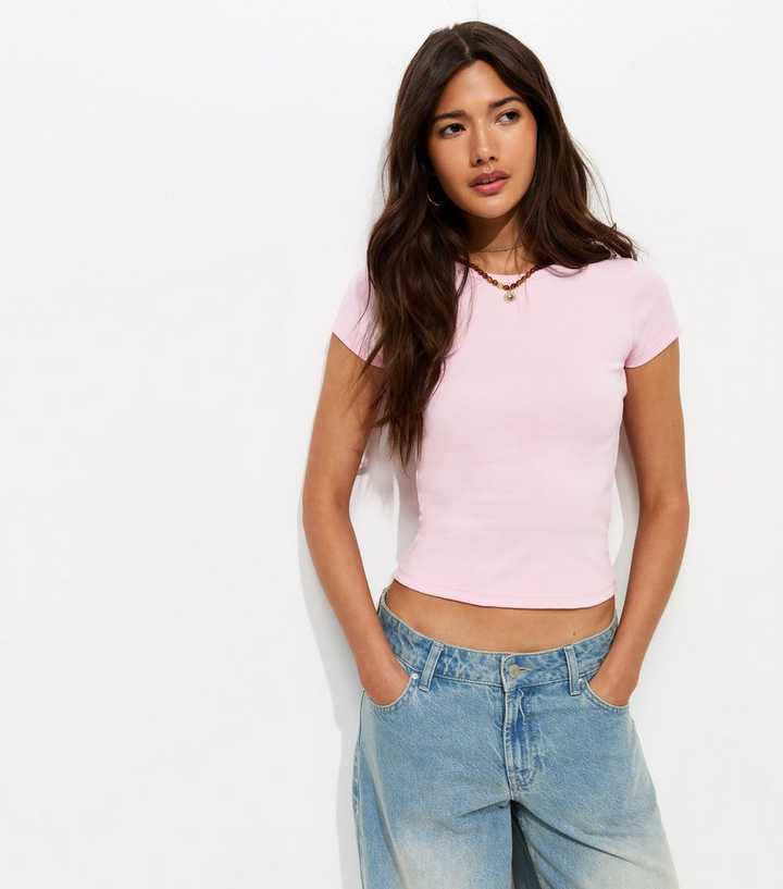 Light Pink Cotton Rich Baby Tee