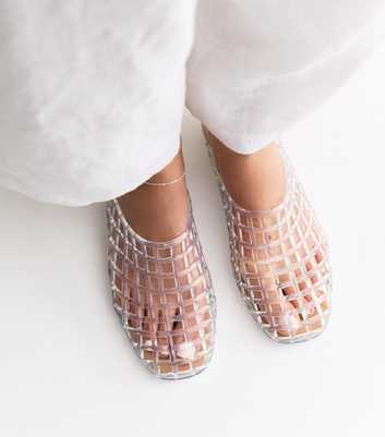Clear Lattice Jelly Mules