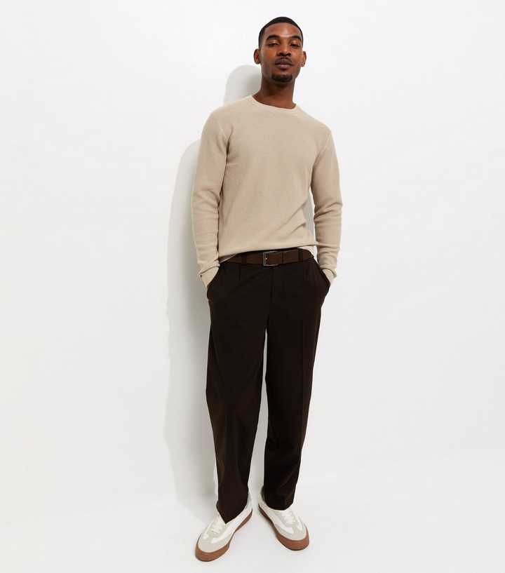 Cream Regular Cotton Rich Crew Neck Jumper