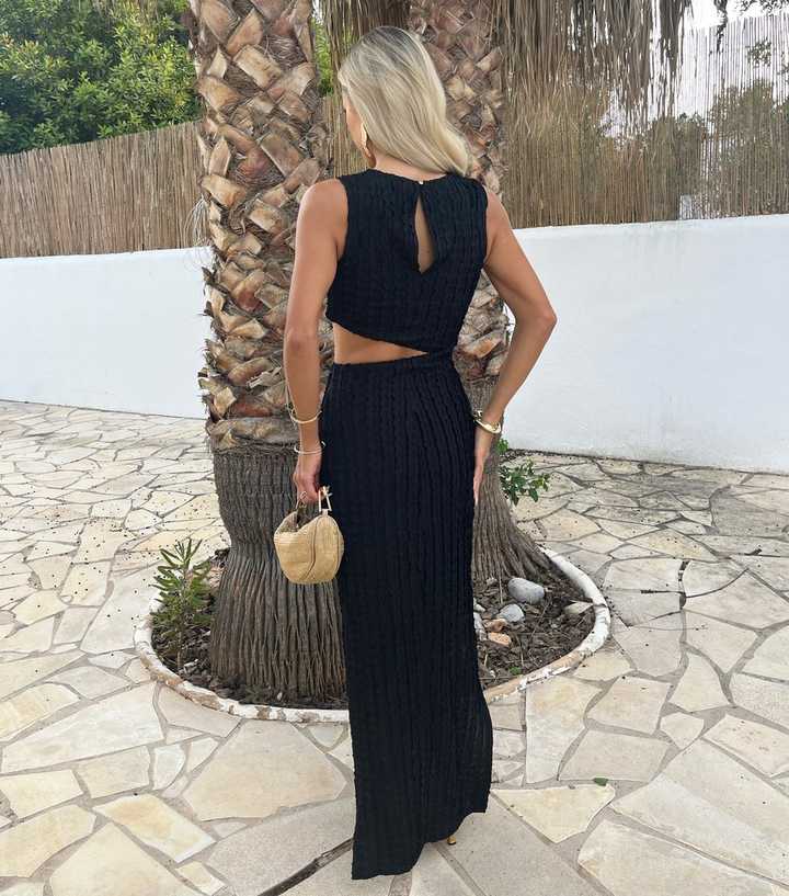 cut out midi dress Red One Shoulder Cut Out Midi Dress