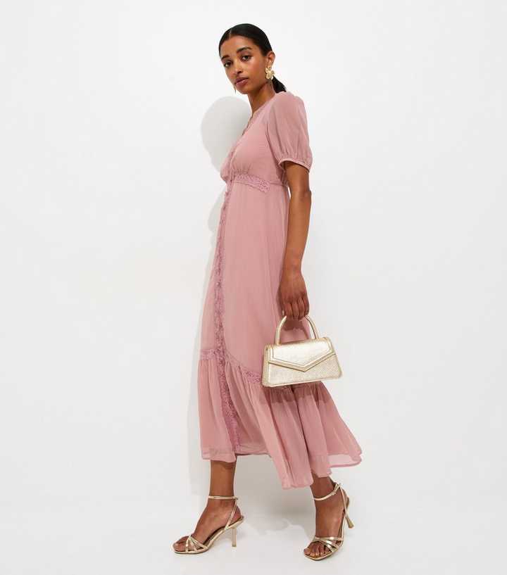 rixo evie silk midi dress Evie Silk Midi Dress in Kimmie Floral Navy