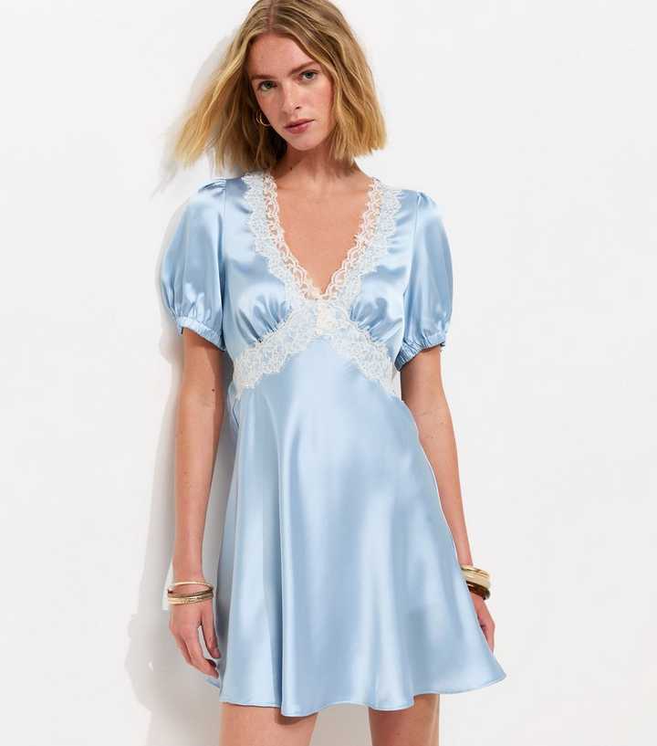 knee length dresses for ladies Asymmetrical Sleeveless Blue Paisley Dress main image 1