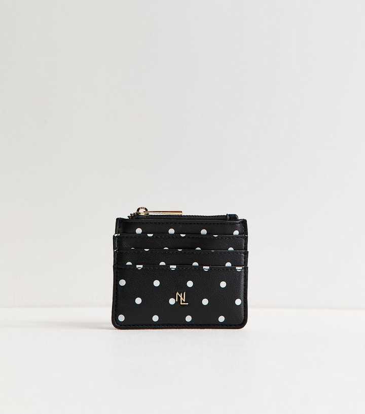 Black Polka Dot Cardholder
