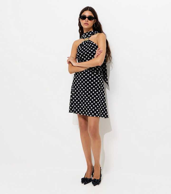 strapless open back dress Kids Amy Polka Dot Dress main image 0