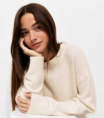 Off White Midweight Crew Neck Jumper