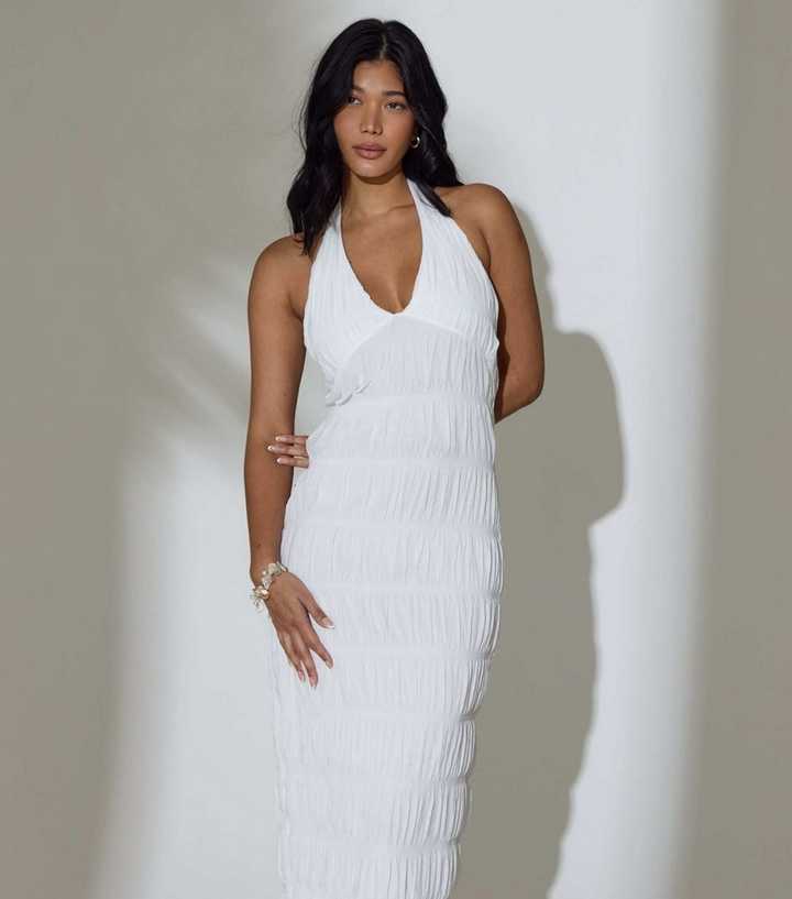 sachin and babi light blue dress Buy Trendyol White Woven Midi Halter Neck 100% Cotton Beach Dress  TBESS25EL00129 2026 Online