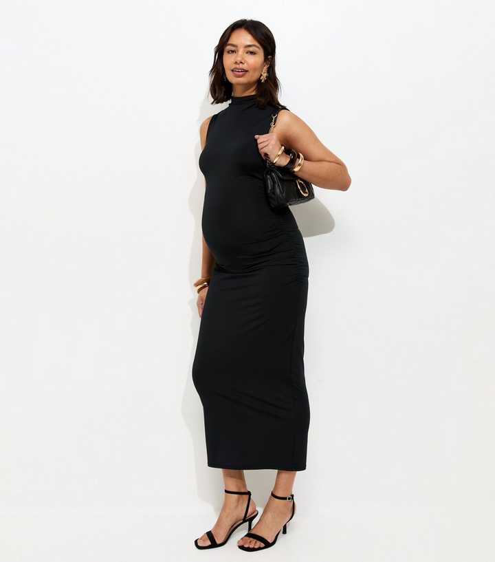 sachin and babi light blue dress Loomaby Maternity Dress Short Sleeve, Solid Color, Casual And Stylish For  Daily Wear main image 1