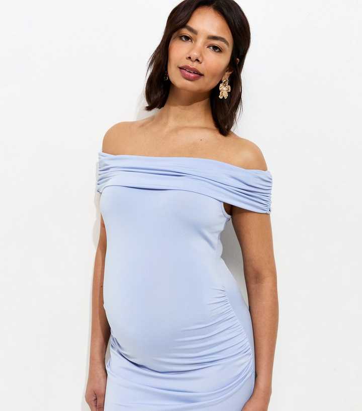 blue colour short dress A Line V Neck Short Blue Satin Prom Dresses, Short Blue Satin Formal H –  jbydress