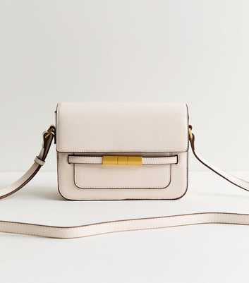 White Belted Crossbody Bag