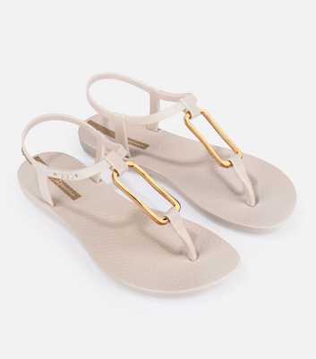 Ipanema Oatmeal Class Modern Flat Sandals