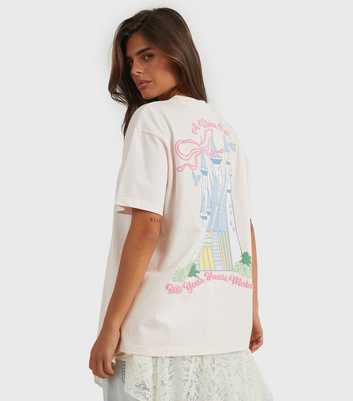 Skinnydip Light Pink Disney Castle T-Shirt