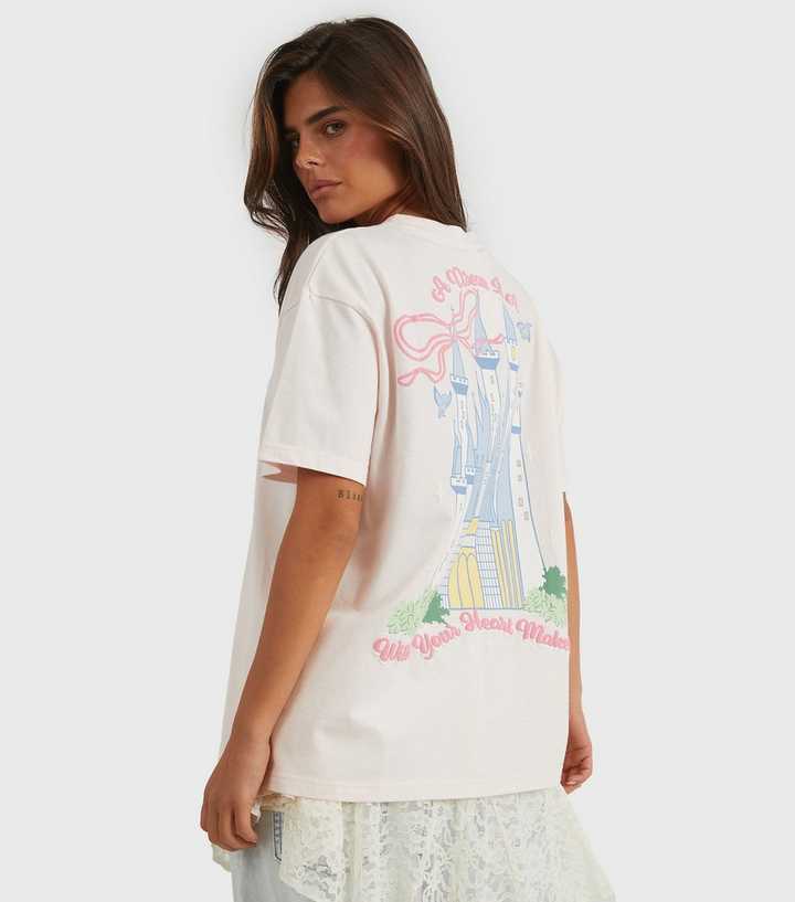 Skinnydip Light Pink Disney Castle T-Shirt