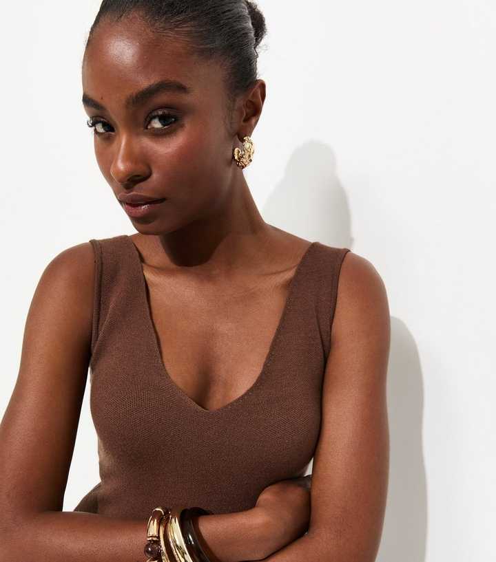 brown handkerchief dress Lataha