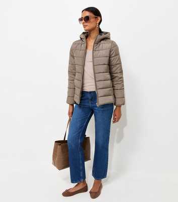 Mink Hooded Padded Jacket
